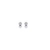 Witgouden diamanten oorstekers 0,05ct