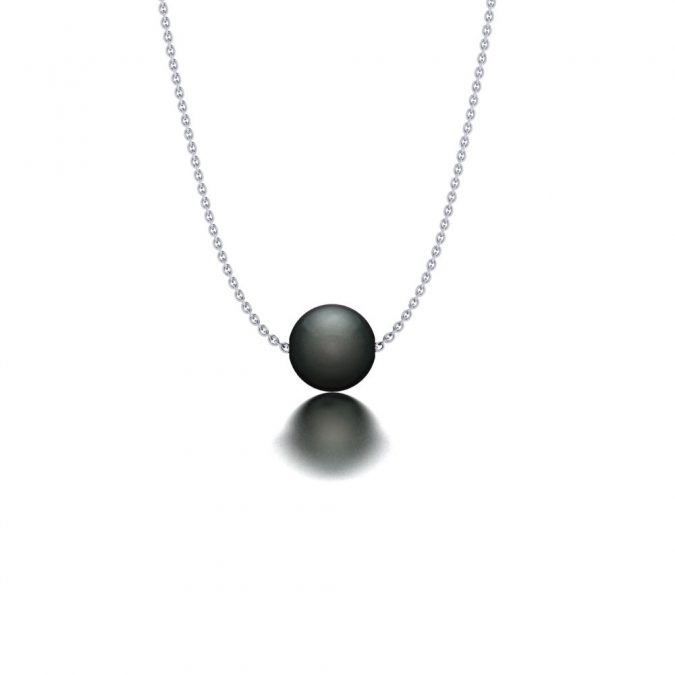 Witgouden Tahiti parel hanger