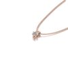 Rosegouden diamanten ketting zij
