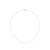 Simple chain necklace white gold