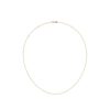 Simple chain necklace yellow gold