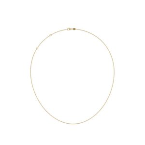 Simple chain necklace yellow gold