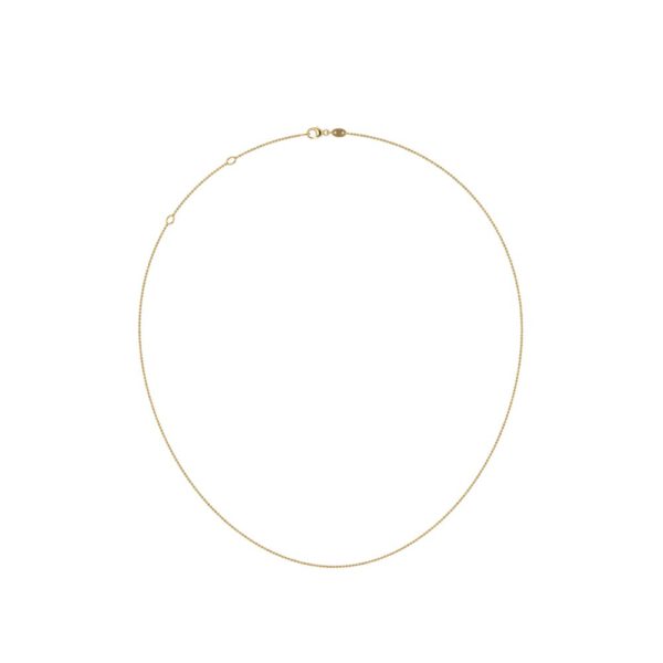 Simple chain necklace yellow gold