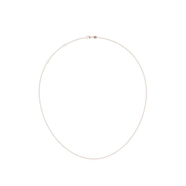 Simple chain necklace 14k rose gold