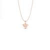 Rose gold diamond symbol necklace