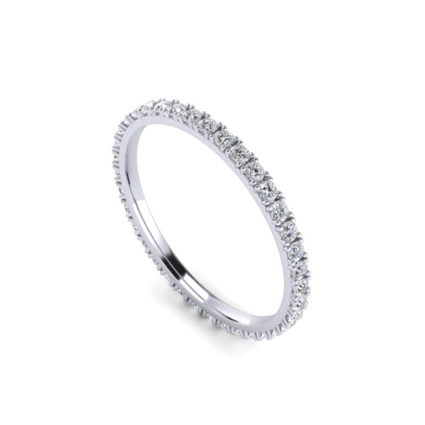 White gold diamond eternity ring