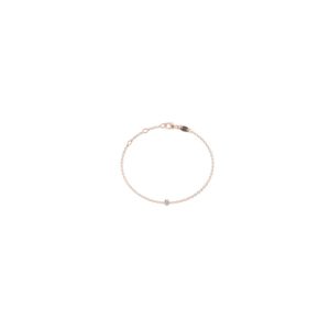 Rose gold baby and children's diamond bracelet