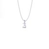 Basic Initials witgouden hanger met cijfer 3